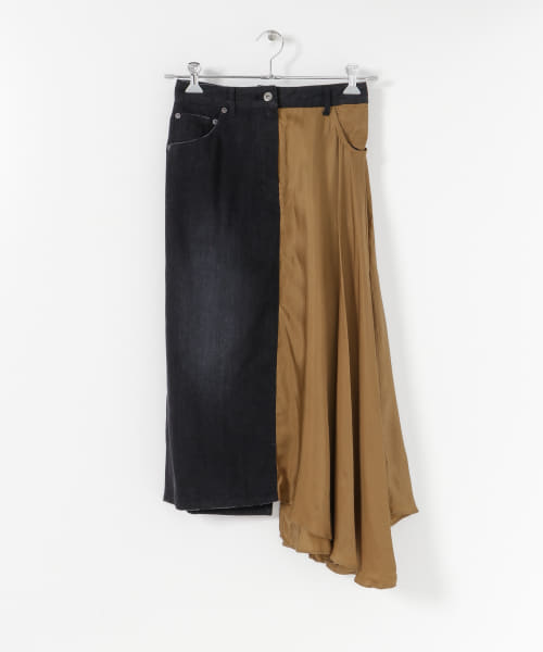 Rito　TWO FABRICS COMBINATED SKIRT∴