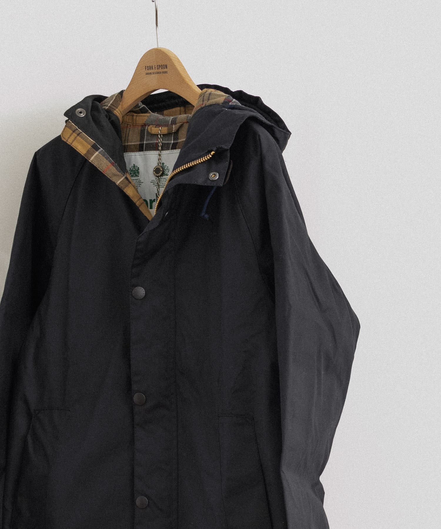 Barbour × URBAN RESEARCH DOORS - HOODED HIKING COAT WAXED