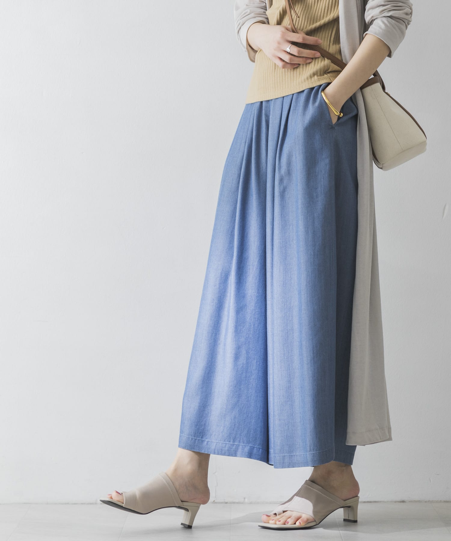 テンセルデニムガウチョパンツ Ur15 24c002 Urban Research公式ファッション通販