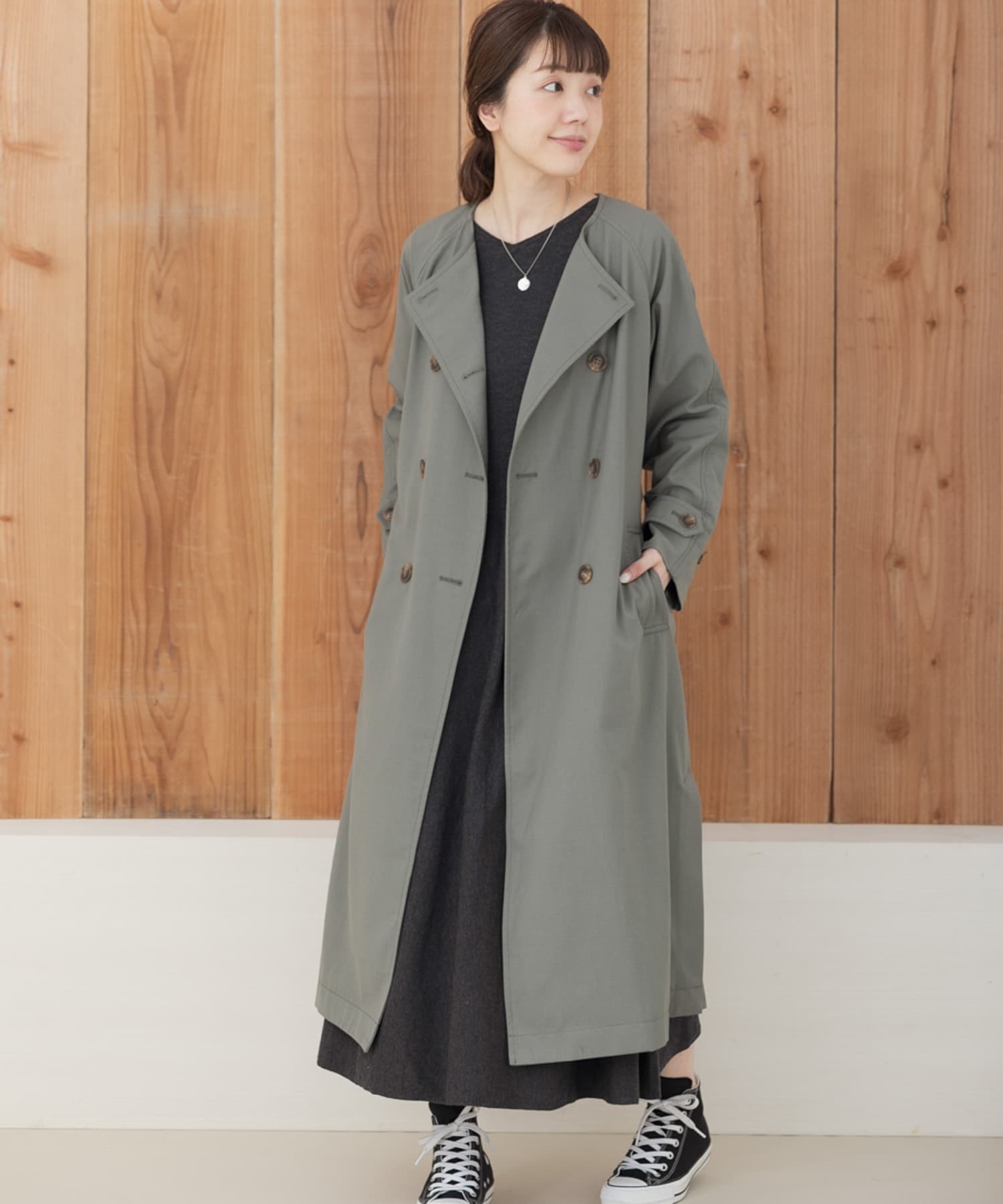 ノーカラートレンチコート La06 27t710 Urban Research公式ファッション通販 ノーカラートレンチコート La06 27t710 Urban Research公式ファッション通販