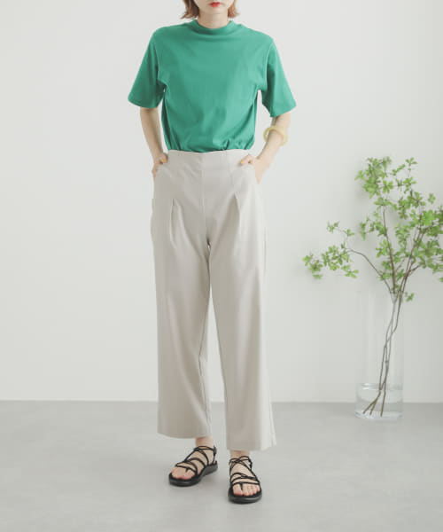 『Tallサイズあり』ストレッチワイドクロップドパンツ