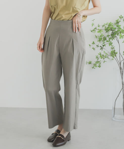 『Tallサイズあり』ストレッチワイドクロップドパンツ