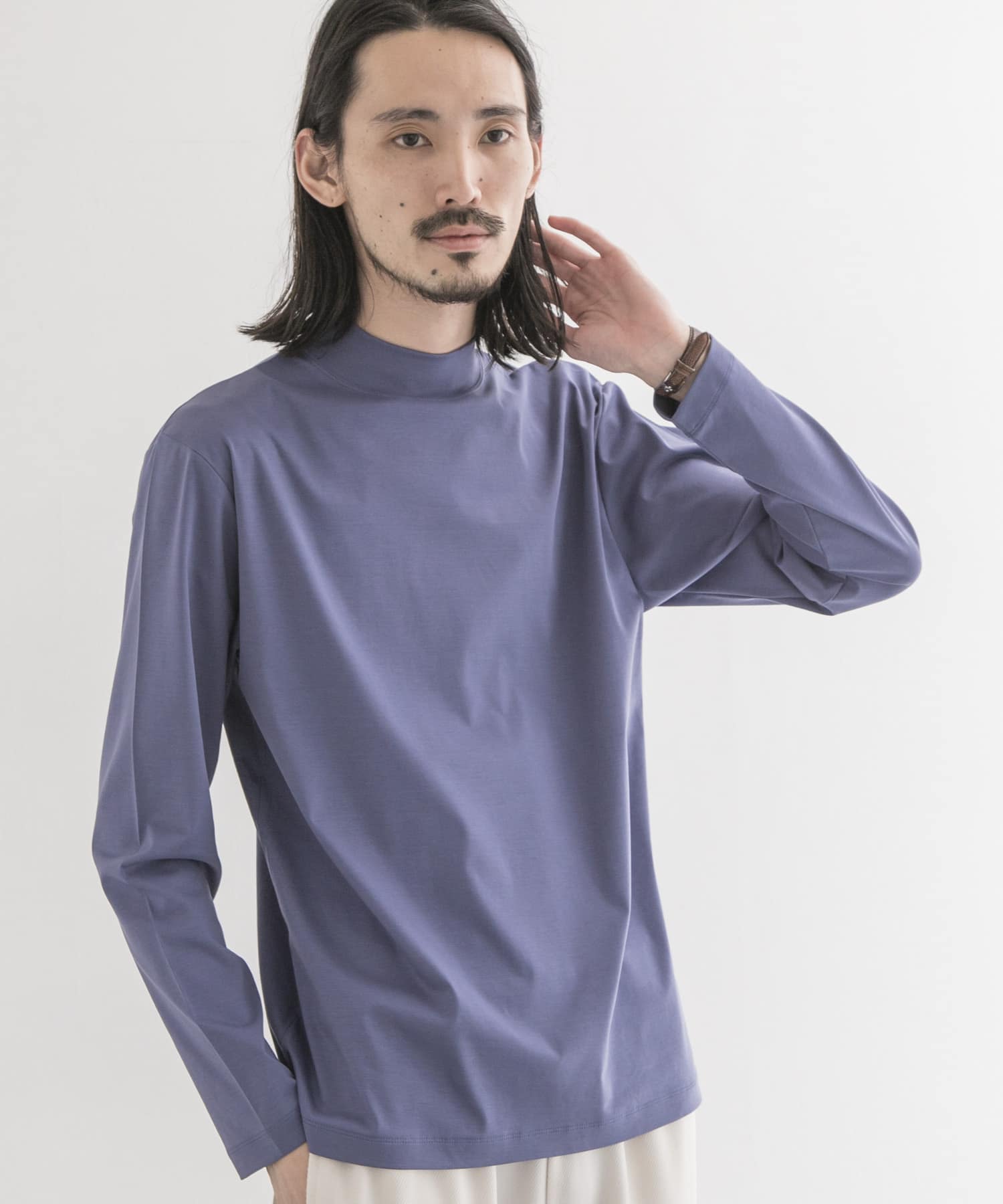 スムースモックネックロングスリーブTシャツ[UR14-11H002]｜URBAN RESEARCH公式ファッション通販