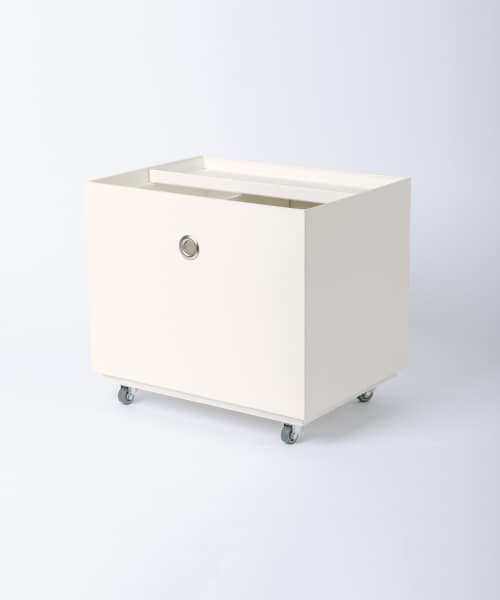 &PAPERS　FLOOR キャスター付きの収納BOX