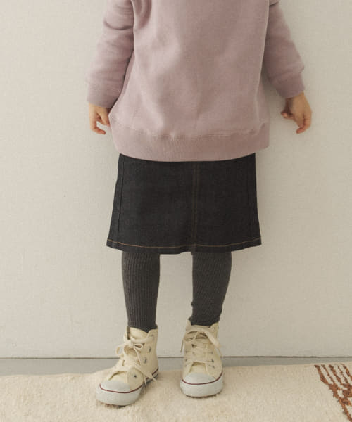 FORK&SPOON ストレッチデニムスカート(KIDS)