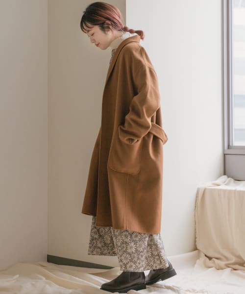 [ITEMS][リバーウールショールカラーコート]