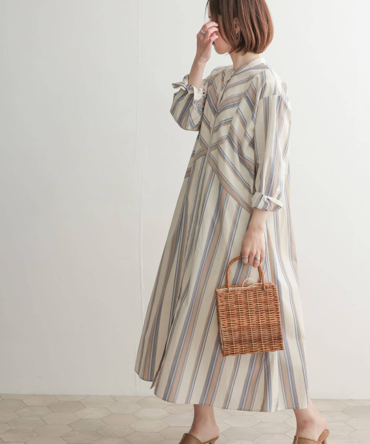ストライプaラインシャツワンピース Dr24 26e102 Urban Research公式ファッション通販