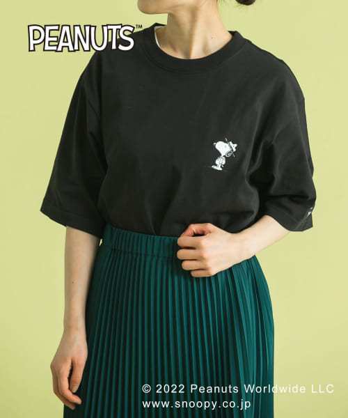 『PEANUTS(ピーナッツ)』オリジナルプリント USAコットンTシャツ B