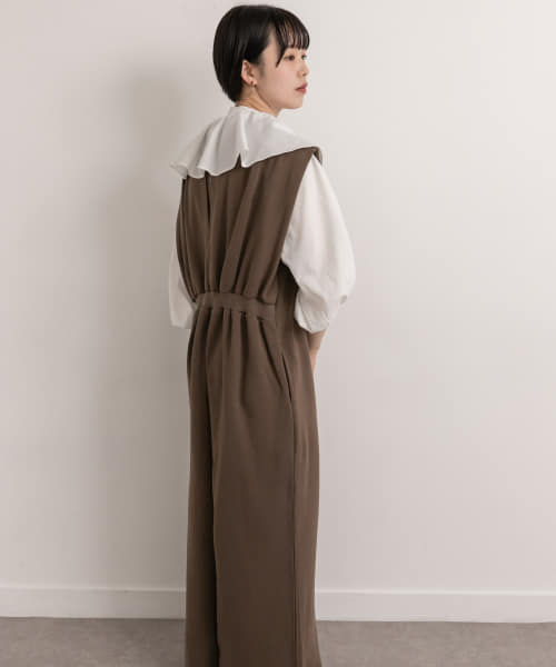 Audrey and John Wad　キーネックノースリーブサロペット