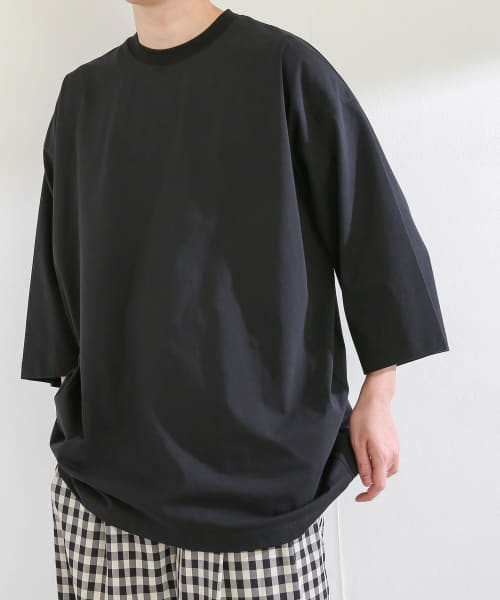 [SENSE OF PLACE][スムースシルケットエクストラルーズTシャツ]