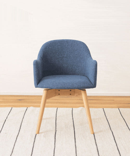 UR FURNITURE　カラメリ 回転式チェア