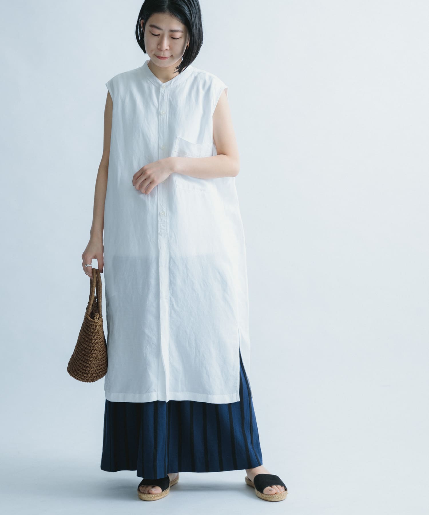 FORK&SPOON ノースリーブロングシャツ[DF25-23V201]｜URBAN RESEARCH