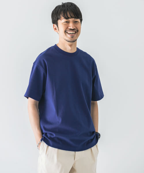 超度詰め天竺カラーTシャツ