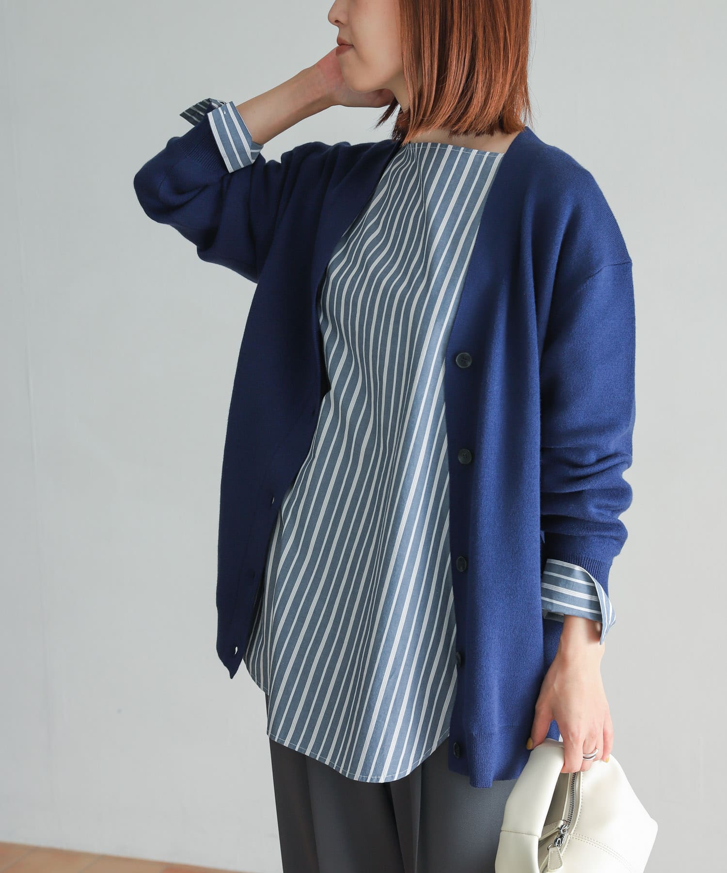  ヤコブ コーエン レディース カーディガン アウター Cardigan Blue