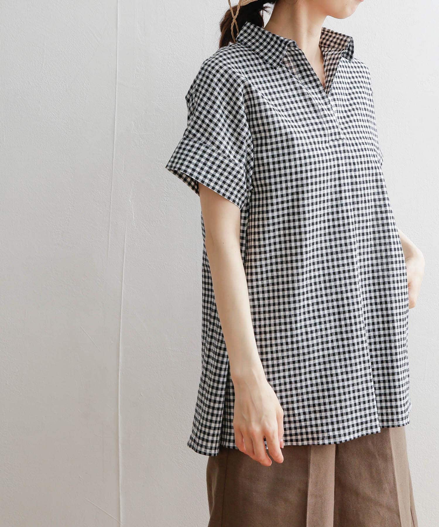 チェック柄スキッパーフレアシャツ Dr25 23e115 Urban Research公式ファッション通販