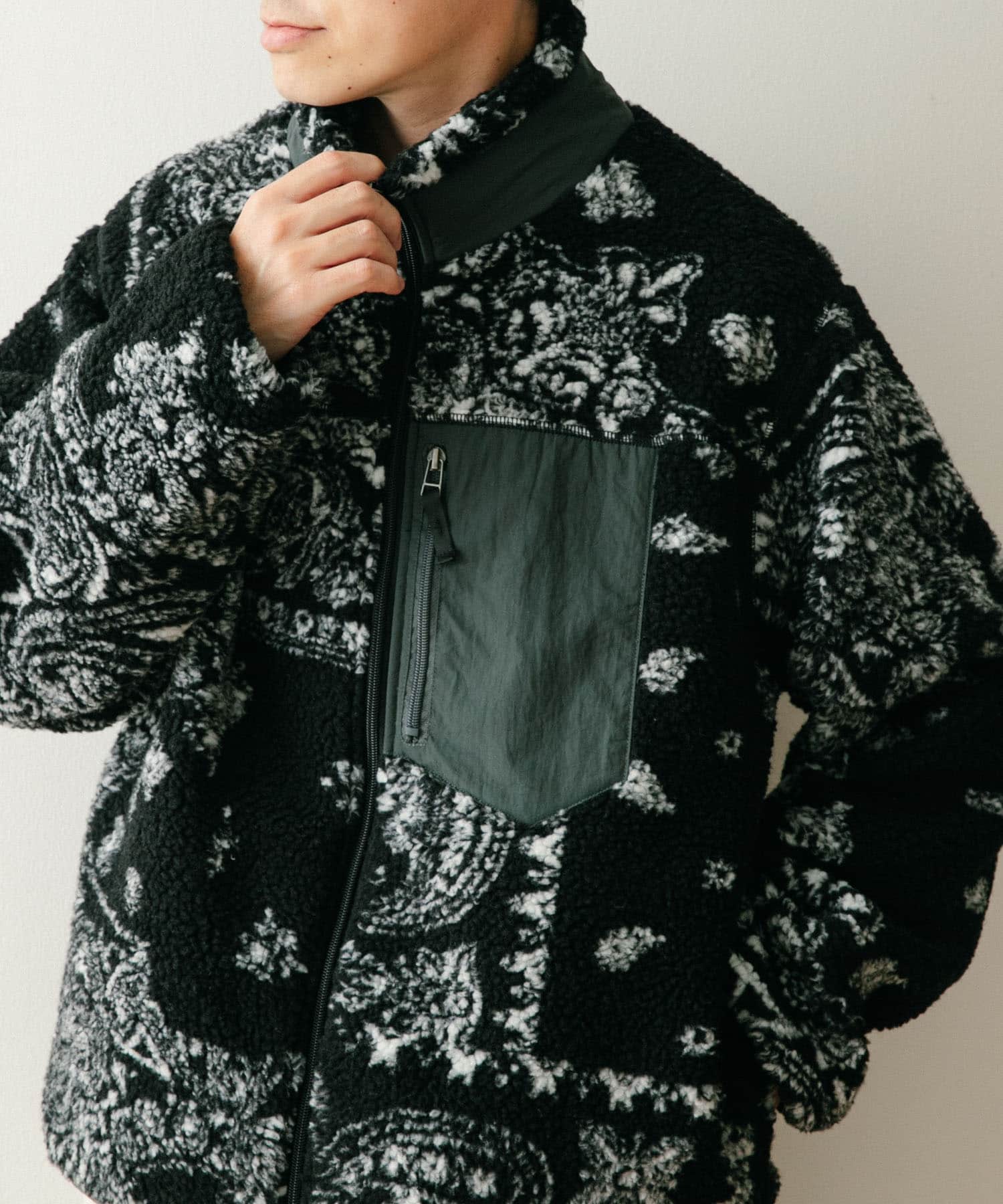 バンダナ柄 ZIP UP ボアブルゾン[IT27-17A001]｜URBAN RESEARCH公式