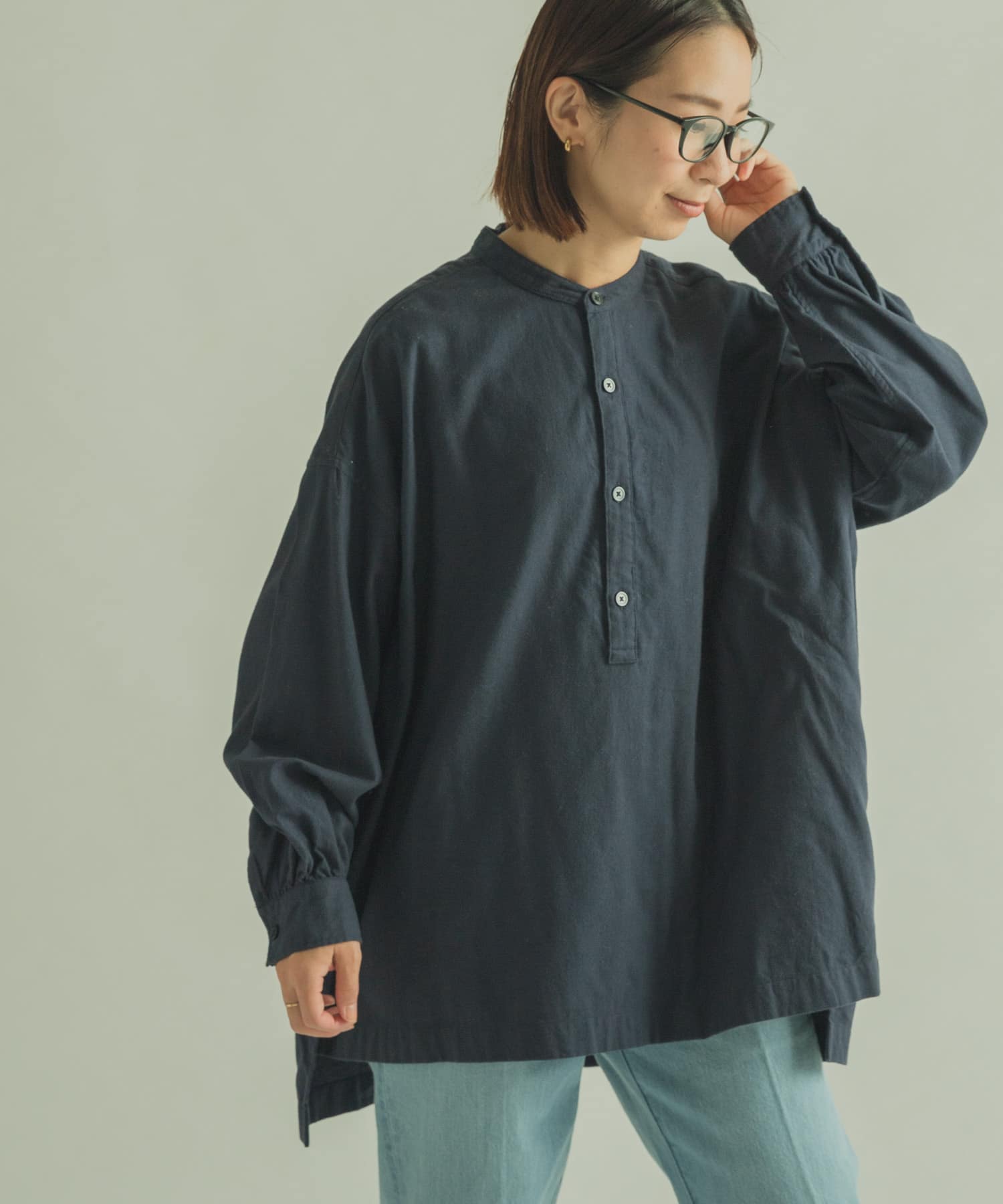 FORKSPOON ビエラヘンリーネックブラウス[DF26-23V069]｜URBAN RESEARCH公式ファッション通販