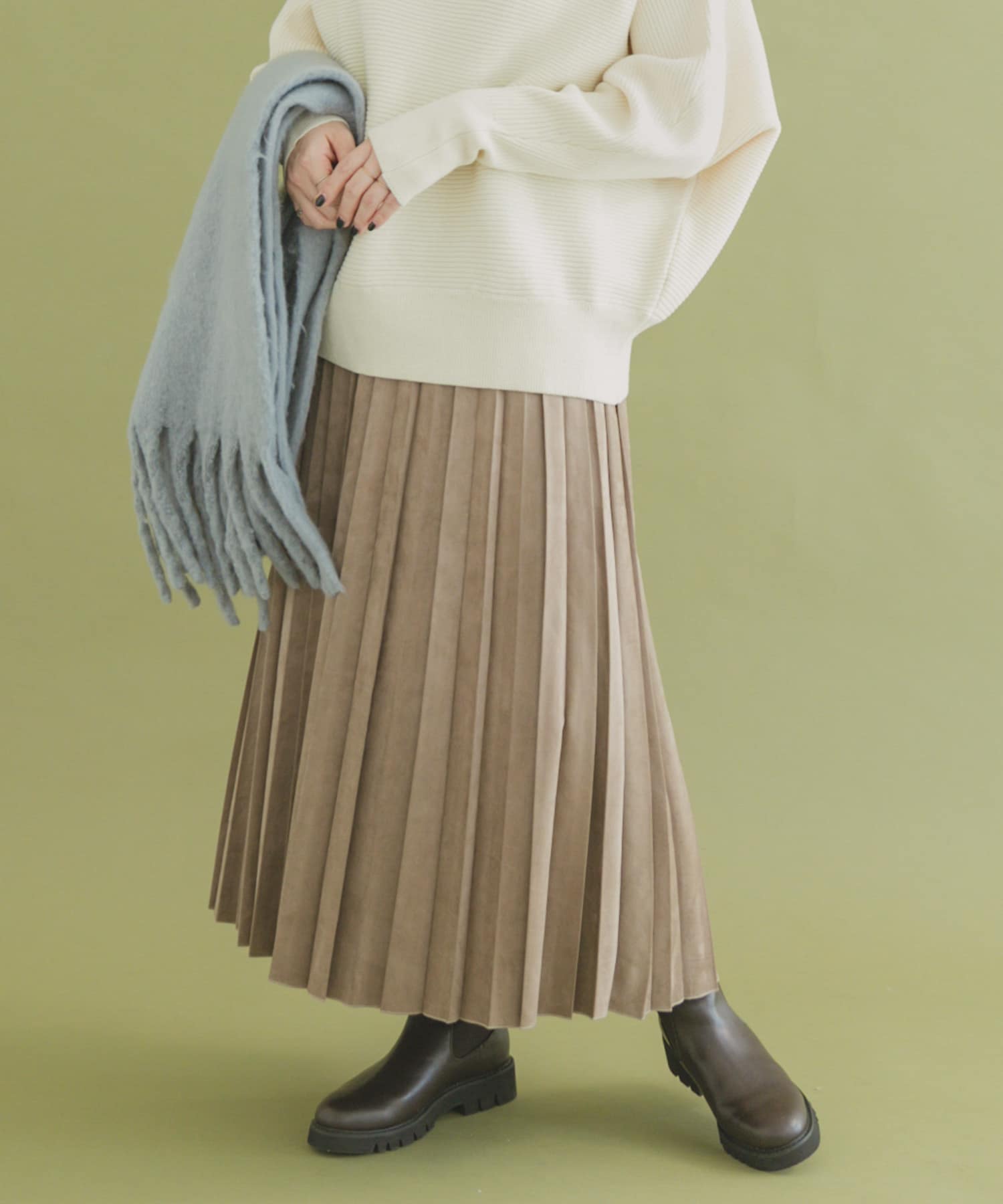 フェイクスエードロングプリーツスカート It27 25b001 Urban Research公式ファッション通販