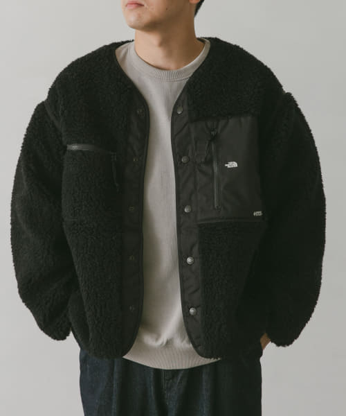 THE NORTH FACE PURPLE LABEL　WoolBoaFleeceCardigan