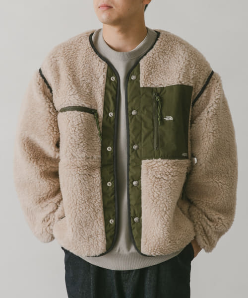 THE NORTH FACE PURPLE LABEL　WoolBoaFleeceCardigan