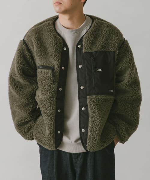 THE NORTH FACE PURPLE LABEL　WoolBoaFleeceCardigan