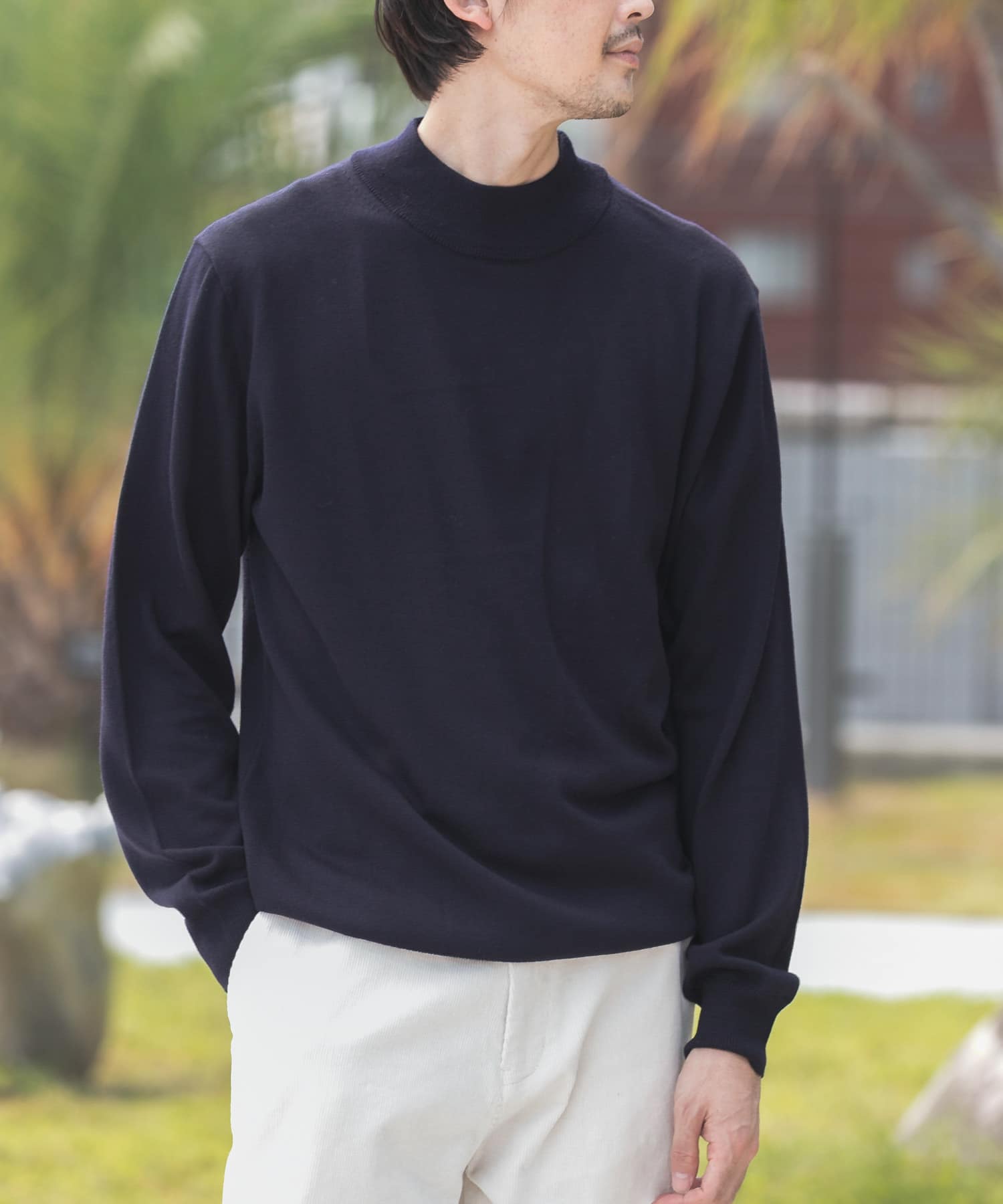 LIFE STYLE TAILOR ハーモニーモックネックニット[DT27-12L003]｜URBAN