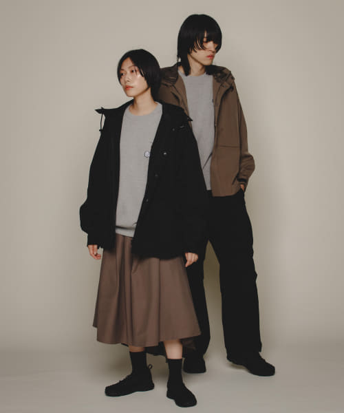 Uiscel　撥水ボリュームマウンテンパーカー