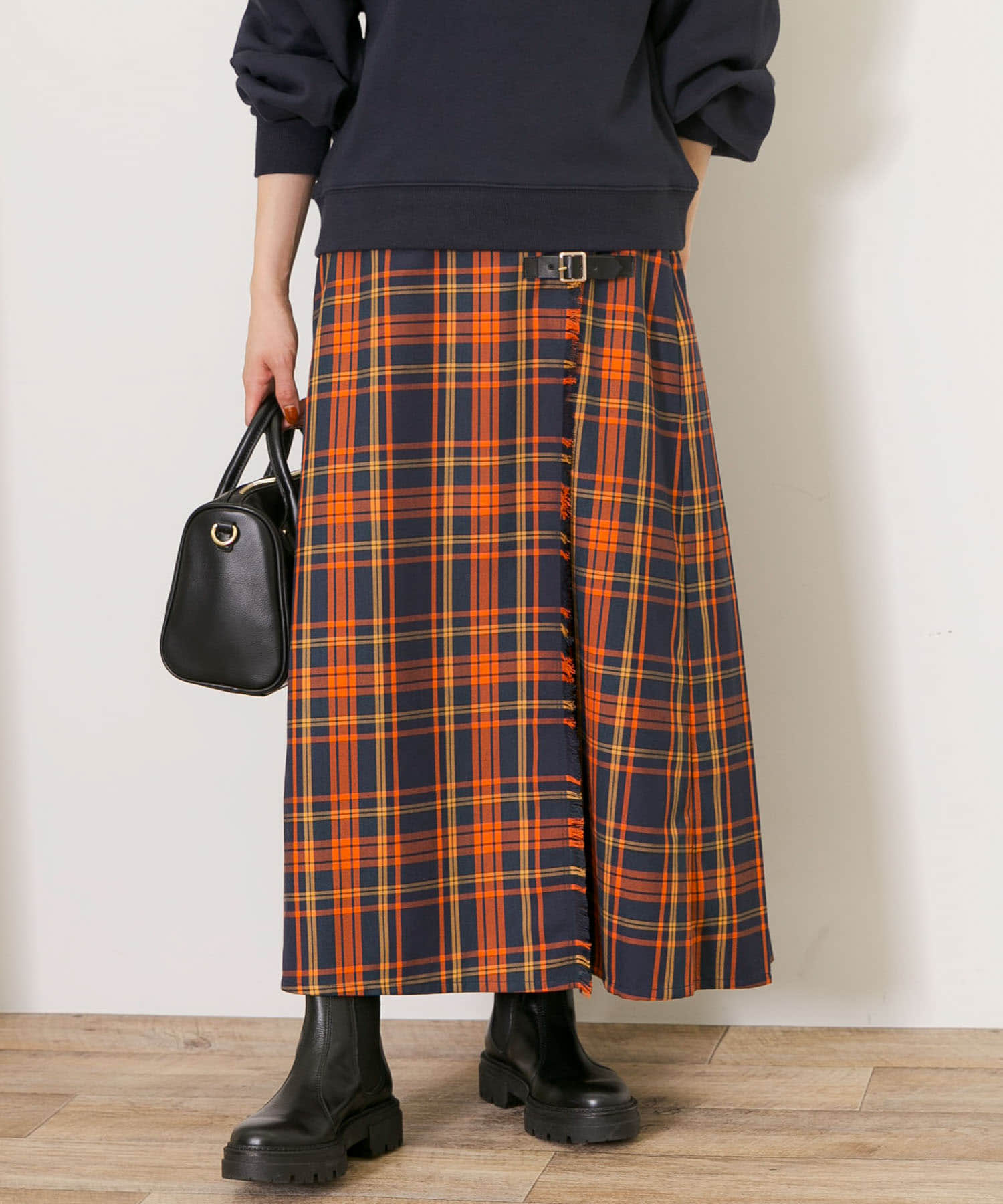 ラップチェックプリーツスカート[LA26-25R903]｜URBAN RESEARCH公式ファッション通販