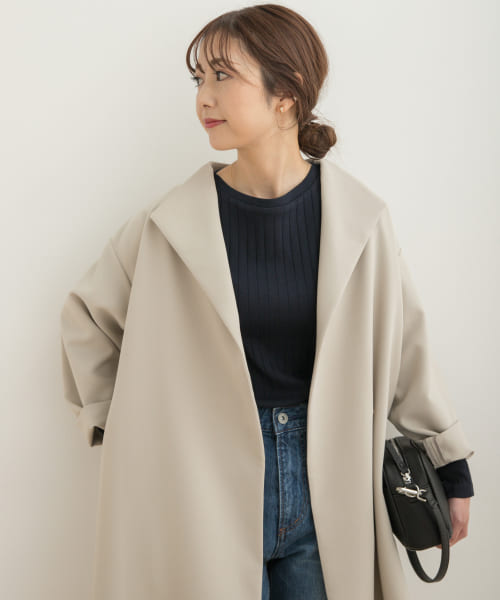 『Sサイズ/WEB/一部店舗限定』ダブルクロスガウンコート
