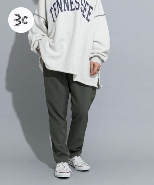 『別注』MIDIUMISOLID×TGM　Re polyester tapered pants