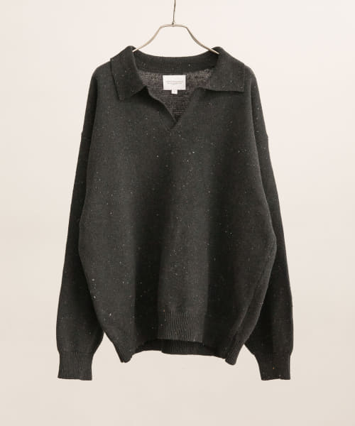 [URBAN RESEARCH][リサイクルネップスキッパーニットポロ]