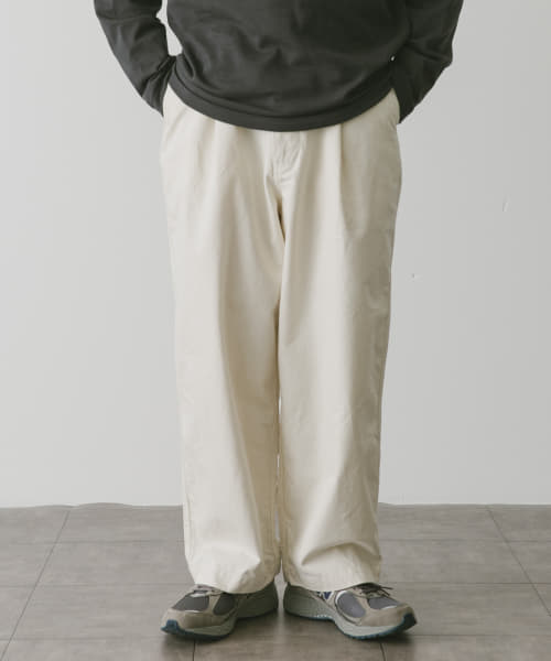 STILL BY HAND　ワイドチノパンツ