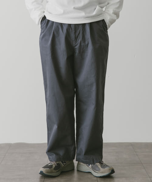 STILL BY HAND　ワイドチノパンツ