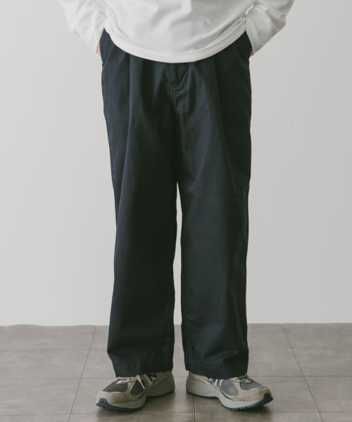 STILL BY HAND　ワイドチノパンツ