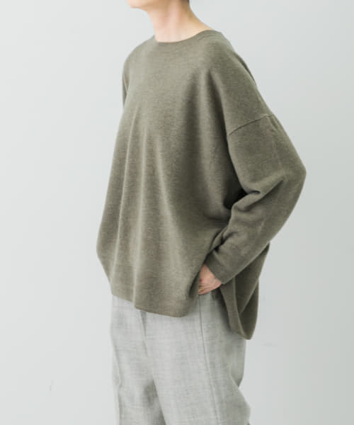 ウールカシミヤワイドチュニック
