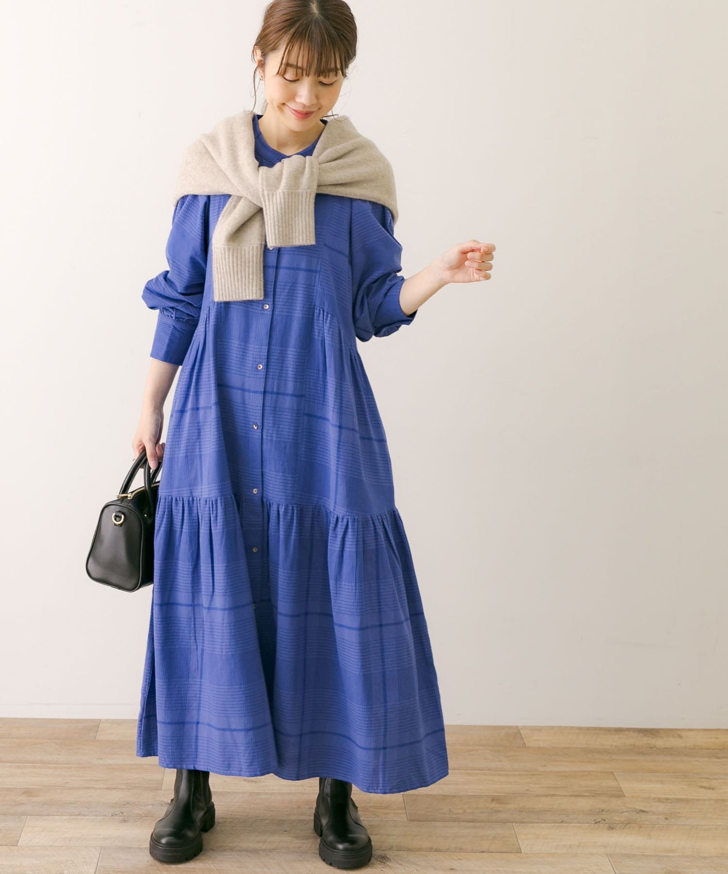 インビジブルチェックワンピース La27 26r606 Urban Research公式ファッション通販