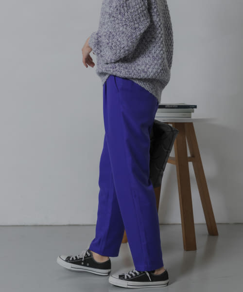 TRカラーストレートパンツ