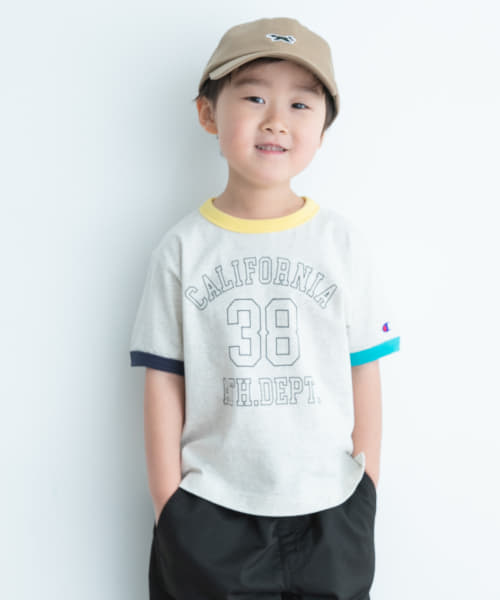『別注』Champion×DOORS　リンガーTシャツ(KIDS)