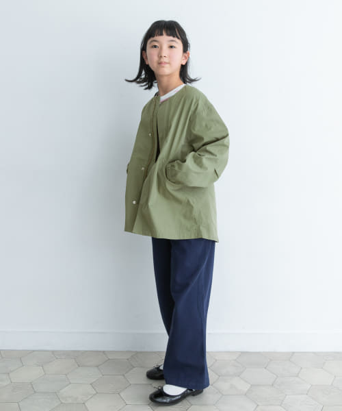 『親子リンク』『WEB/一部店舗限定サイズ』ノーカラーモッズハーフコート(KIDS)