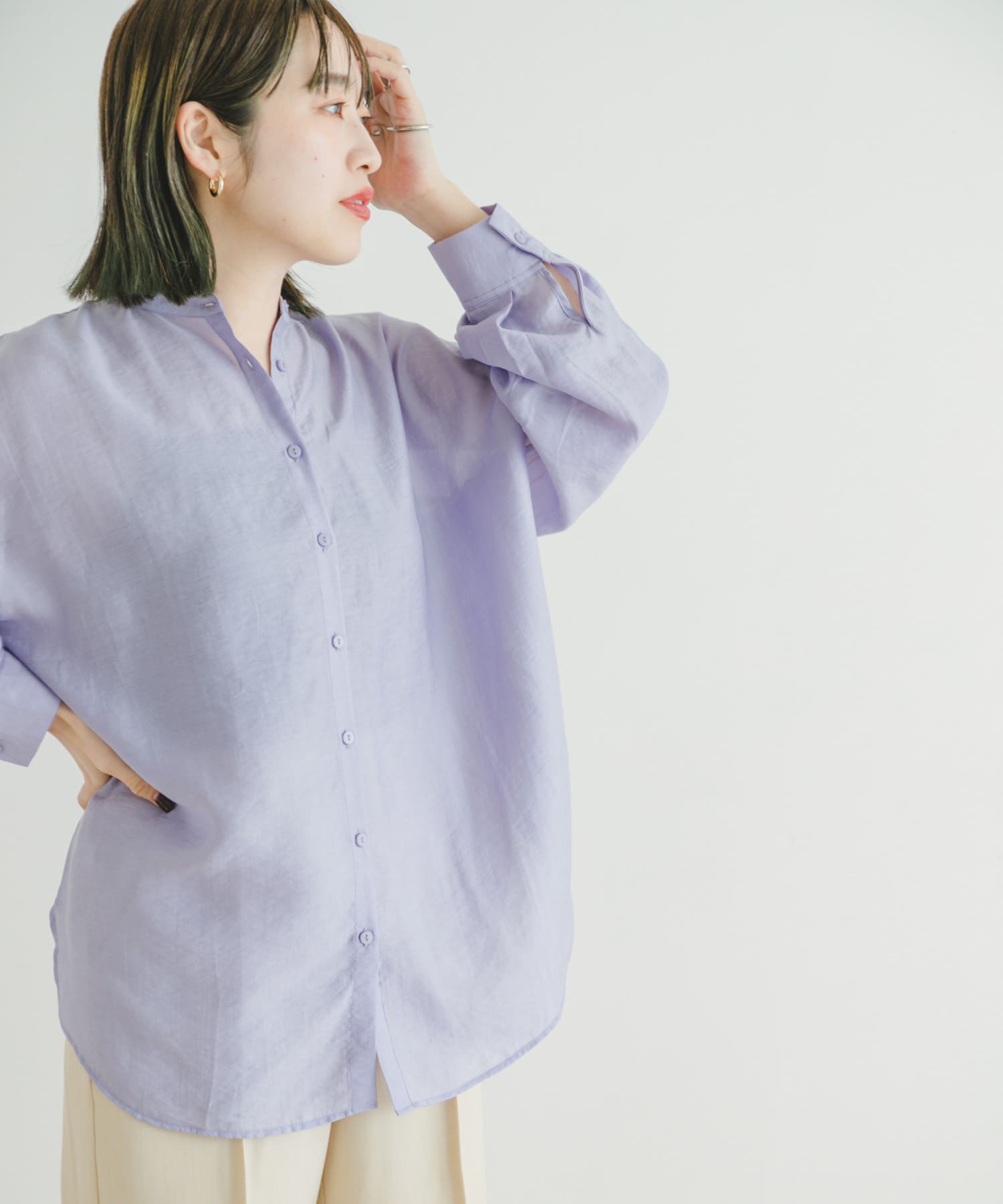 バンドカラーシアービッグシャツ[IT35-23B006]｜URBAN RESEARCH公式 