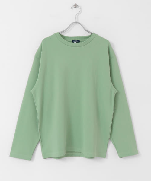 クルーネック ツイルカットソー+ロングTシャツ 2セット