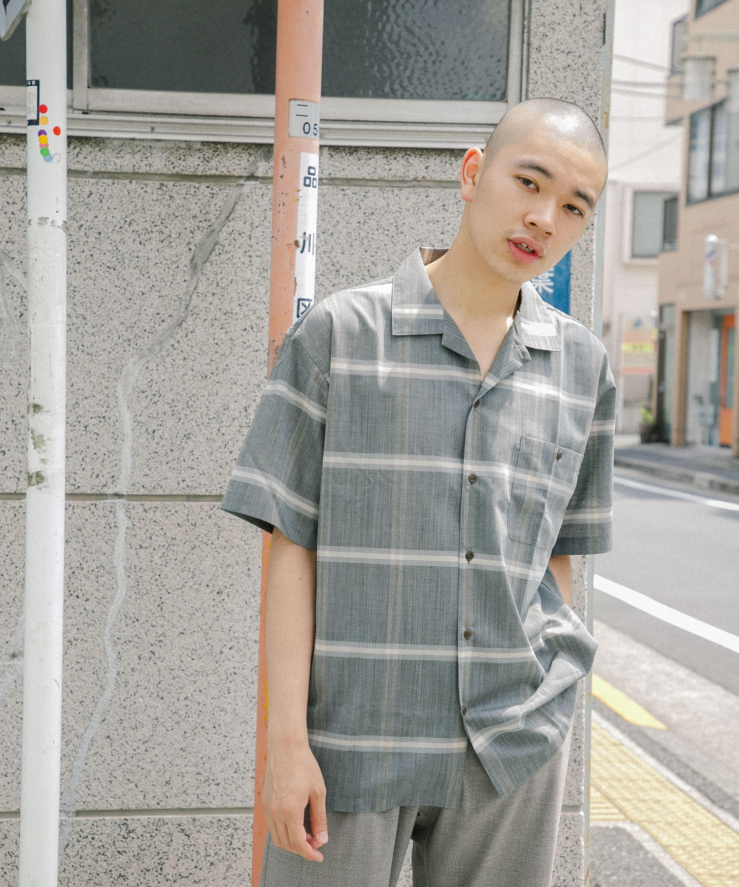 BROWN by 2-tacs Open collar[B29-S003-BSM35]｜URBAN