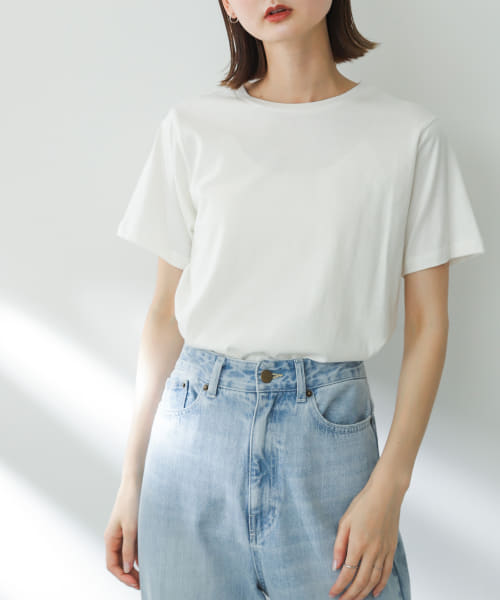 [SENSE OF PLACE][コットンクルーネックTシャツ(半袖)]