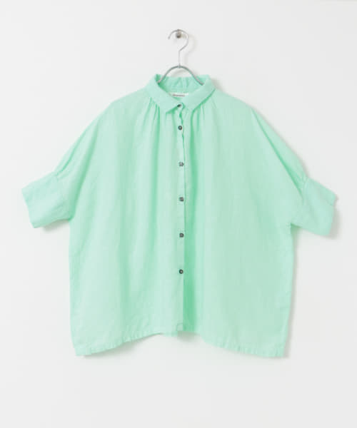 Honnete　H/SLV Gather Shirts