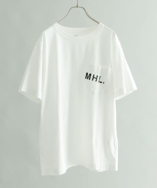 『Sサイズ/XLサイズあり』MHL.　PRINTED COTTON JERSEY