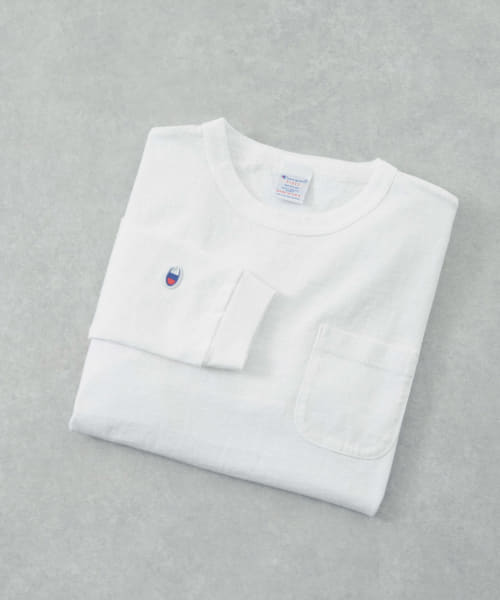 Champion　USA Long.Sleeve Pocket T-Shirts