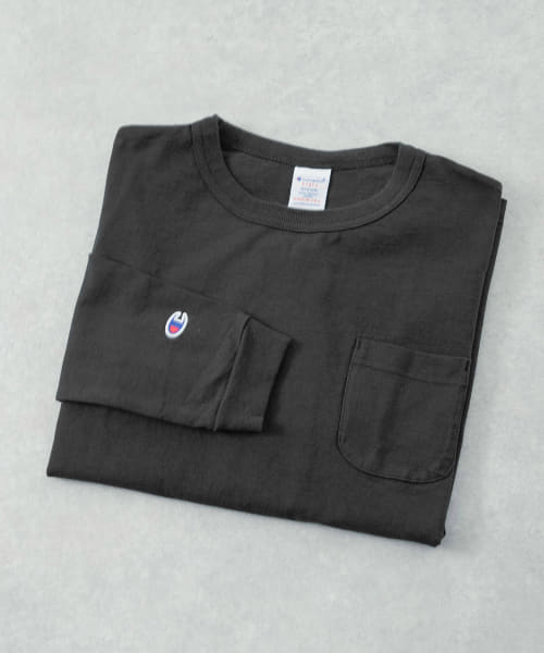 Champion　USA Long.Sleeve Pocket T-Shirts