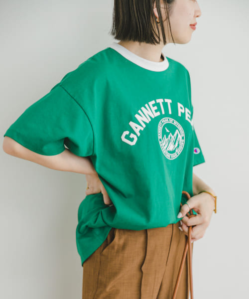 Champion　SHORT SLEEVE CAMP T-SHIRTS