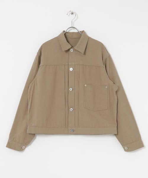 URU　COTTON SILK - TRUCKER JACKET