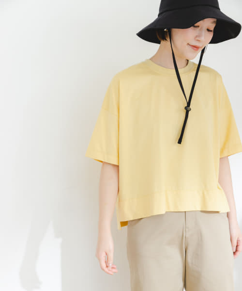 F by ROSSO　クロップドワイドTシャツ